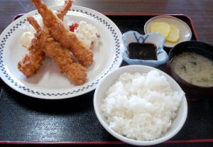 海老フライ定食